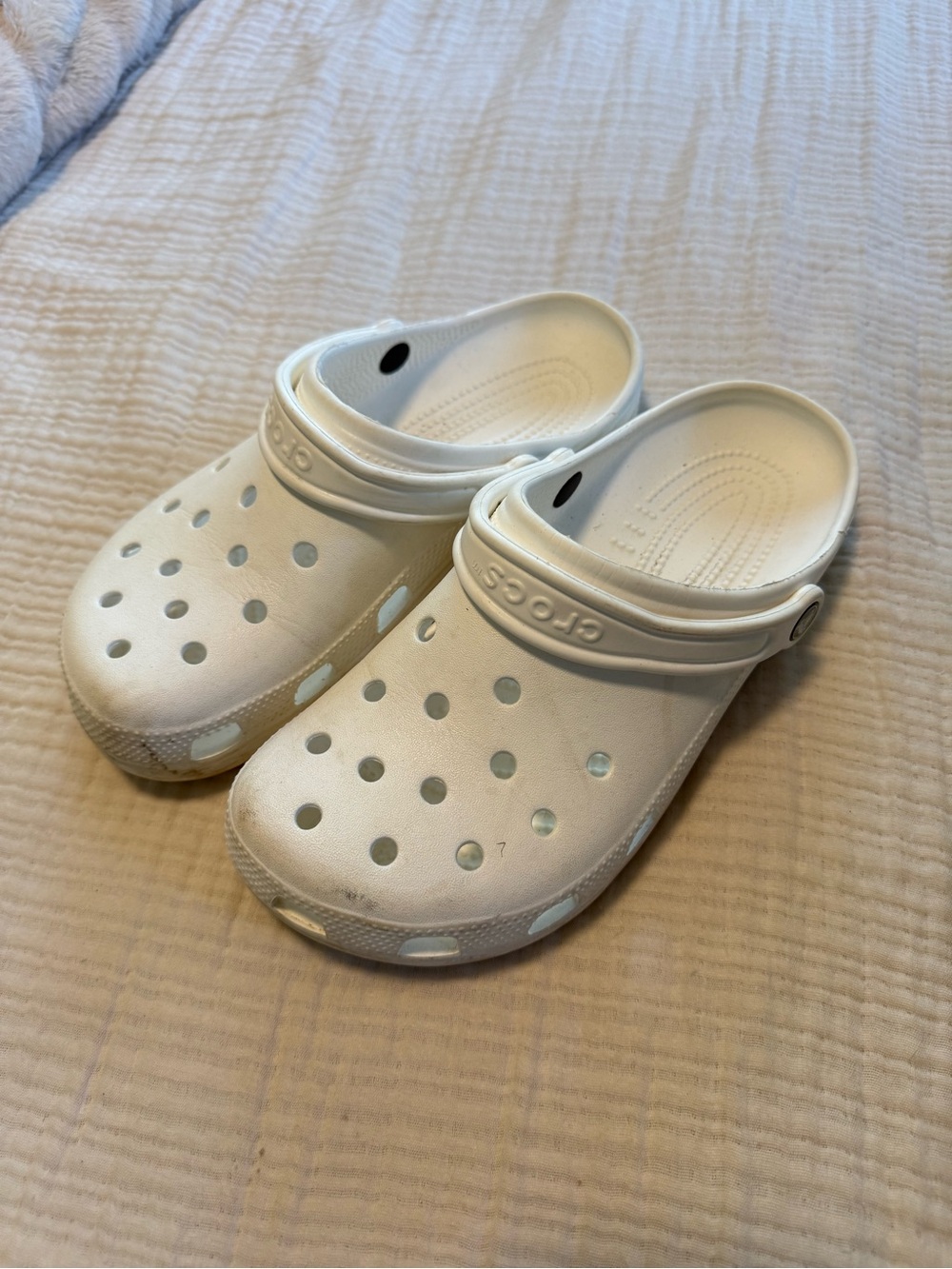 CROCS Kids Classic Clog in White
